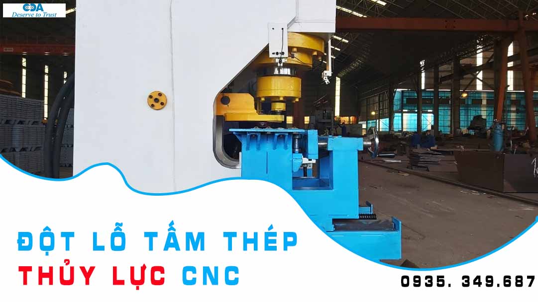 MÁY ĐỘT LỖ THỦY LỰC CNC GIÁ RẺ NHẤT BẢO HÀNH 2 NĂM